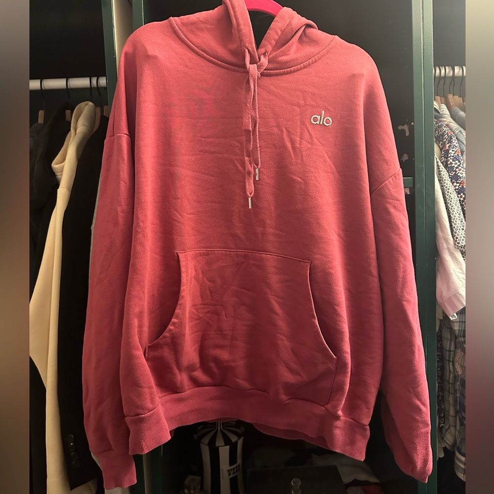 Pink alo yoga sweater